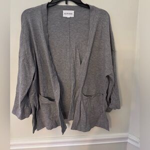 Versatile and soft grey cardigan